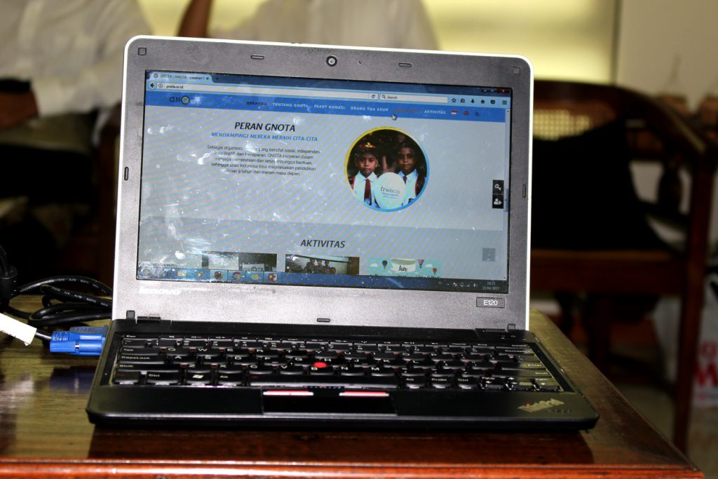 Peresmian Website Baru GNOTA