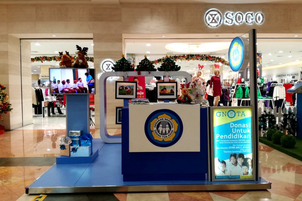 Booth GNOTA di Plaza Senayan